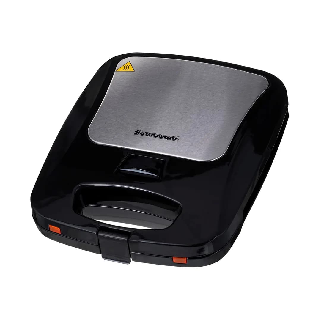 Ravanson Opiekacz 3 w 1 OP-7050 (1200W; kolor czarny), zdjęcie 1 z 10