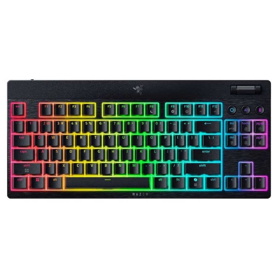 Razer Klawiatura BlackWidow V4 Low-Profile TKL HyperSpeed, Pomara?czowy, US, zdjęcie 1 z 6