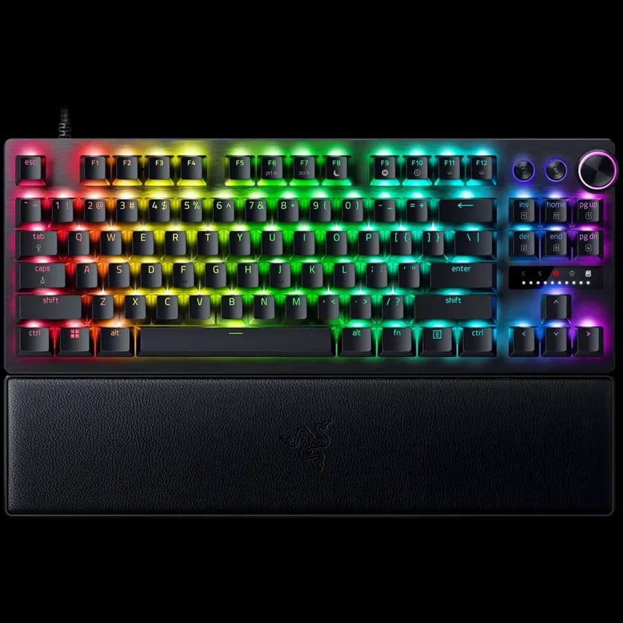 Razer Klawiatura Gamingowa Przewodowa Huntsman V3 Pro Tenkeyless, układ US