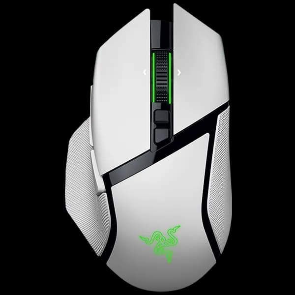 Razer Mysz Gamingowa Basilisk V3 Pro 35K, Bezprzewodowa, Biała, zdjęcie 1 z 3