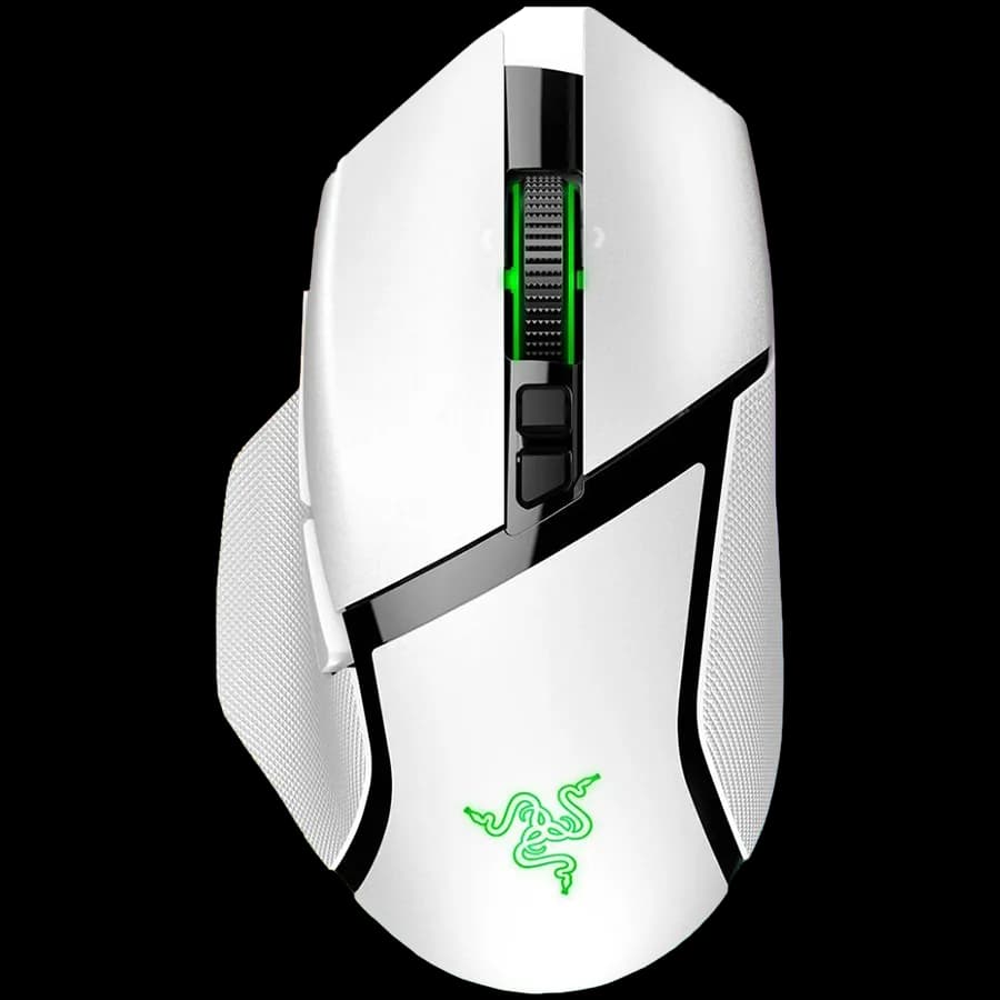 Razer Mysz Gamingowa Basilisk V3 Pro Bezprzewodowa, Biała, zdjęcie 1 z 4