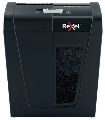 Rexel Niszczarka Secure X8 (P-4), 8 kartek, 14 l kosz, zdjęcie 1 z 7
