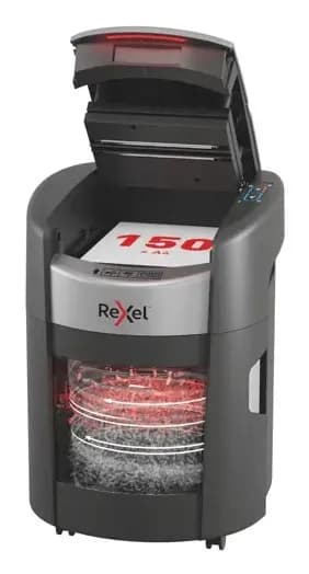 Rexel Niszczarka ShredMax AutoFeed+ 150M, P5, 150 kartek, 15 l kosz, zdjęcie 1 z 12