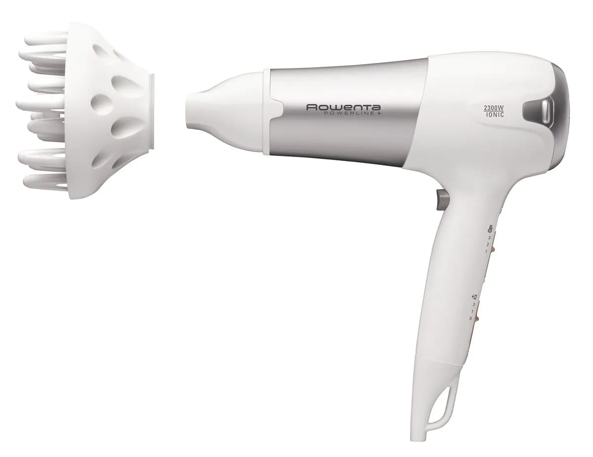 Rowenta Suszarka do włosów CV5090 (2300W; kolor biały, kolor szary), zdjęcie 1 z 6