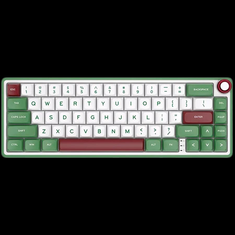 Royal Kludge R65 Green sand Gaming Keyboard Chartreuse switch, zdjęcie 1 z 2