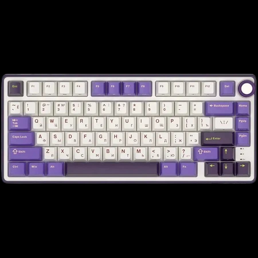 Royal Kludge R75 Blackberry Mousse Gaming Keyboard Brown switch, zdjęcie 1 z 2