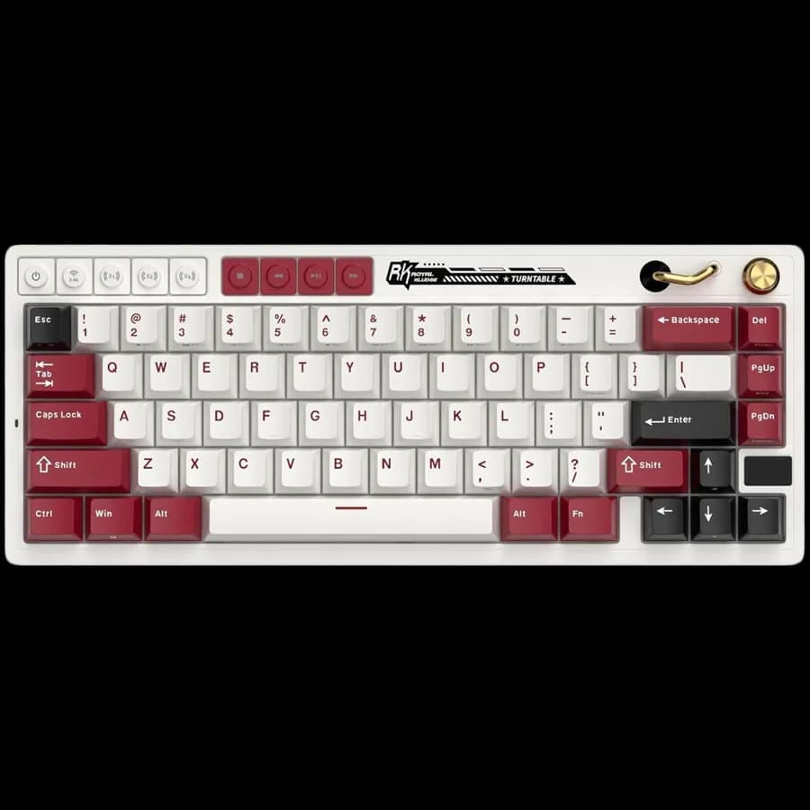 Royal Kludge RK M65 Famicom Gaming Keyboard Cream switch, zdjęcie 1 z 2