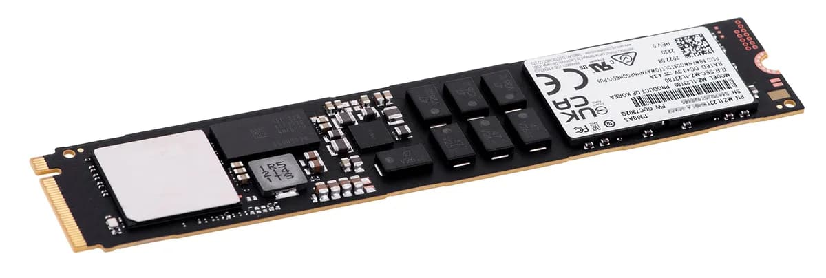 Samsung Dysk SSD PM9A3 3.84TB M.2 (22x110) NVMe Gen4 MZ1L23T8HBLA-00A07 (DWPD 1), zdjęcie 1 z 3