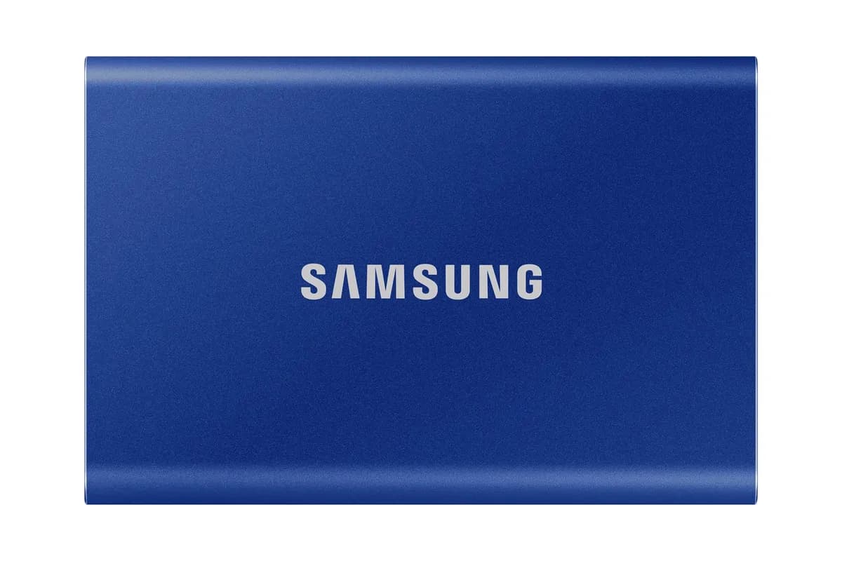 Samsung Dysk SSD T7 Portable 2TB MU-PC2T0H/WW niebieski, zdjęcie 1 z 12