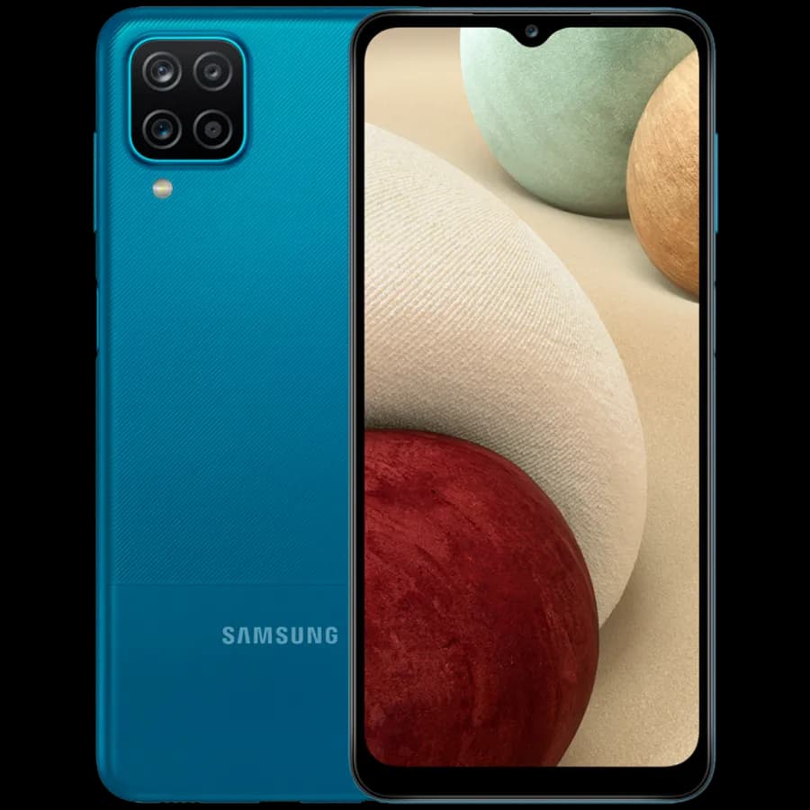 Samsung Galaxy A12 64 GB Blue, Grade C, Used, zdjęcie 1 z 5