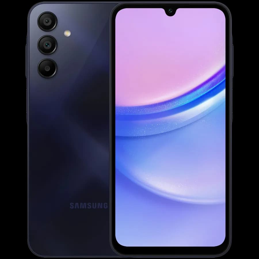 Samsung Galaxy A15 128 GB Blue Black, Grade B, Used, zdjęcie 1 z 4
