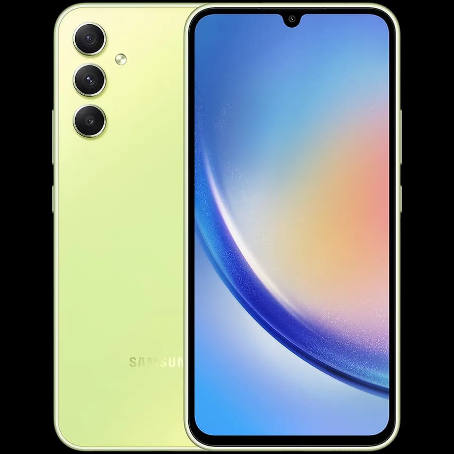 Samsung Galaxy A34 (A346E) 128 GB Lime, Grade B, Used, zdjęcie 1 z 6