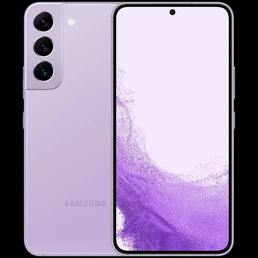 Samsung Galaxy S22 (S901B) 128 GB Bora Purple, Grade A+, Used, zdjęcie 1 z 5