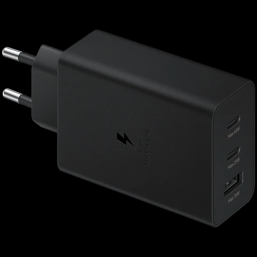 Samsung Ładowarka sieciowa Trio 65W Fast Charging (bez kabla), Czarna