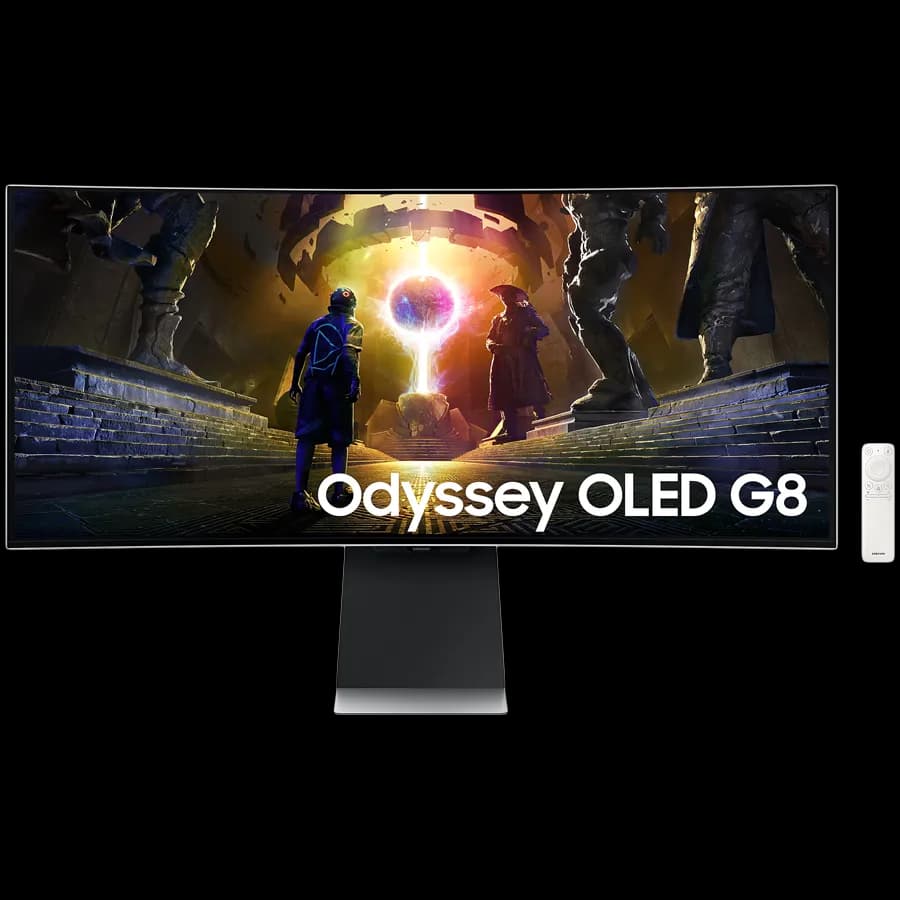 Samsung Monitor 34''/UWQHD/175Hz/OLED/CURVED1800R/250cd/m20.03ms, zdjęcie 1 z 4