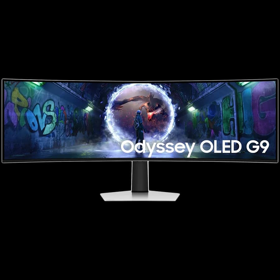 Samsung Monitor 49''/DQHD/240Hz/OLED/CURVED1800R/250cd/m2/0.03ms/HAS, zdjęcie 1 z 4