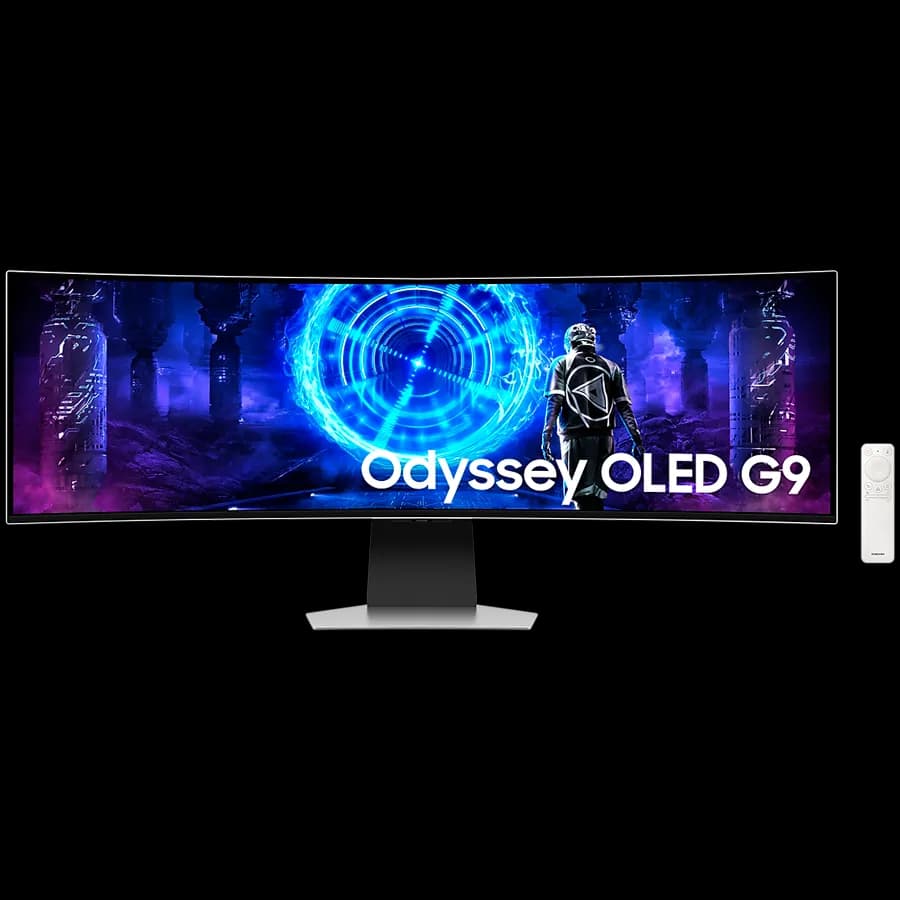 Samsung Monitor 49''/DQHD/240Hz/OLED/CURVED1800R/250cd/m2/0.03ms/HAS, zdjęcie 1 z 4
