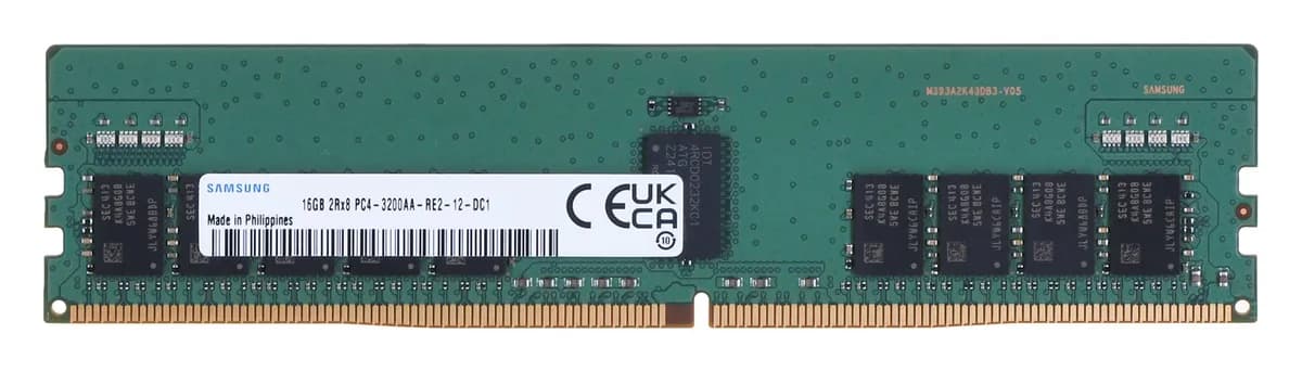 Samsung RDIMM 16GB DDR4 2Rx8 3200MHz PC4-25600 ECC REGISTERED M393A2K43EB3-CWE, zdjęcie 1 z 2