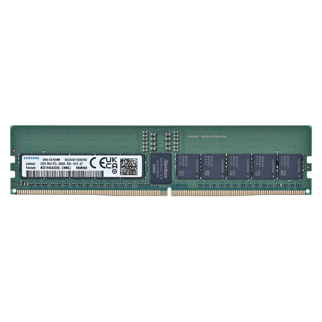 Samsung RDIMM 32GB DDR5 2Rx8 5600MHz PC5-44800 ECC REGISTERED M321R4GA3EB0-CWM, zdjęcie 1 z 3
