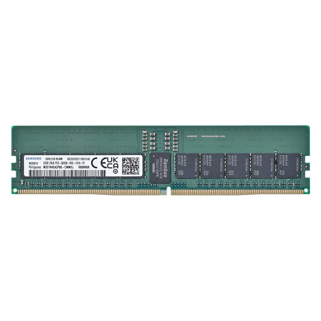 Samsung RDIMM 32GB DDR5 2Rx8 5600MHz PC5-44800 ECC REGISTERED M321R4GA3PB0-CWM, zdjęcie 1 z 2