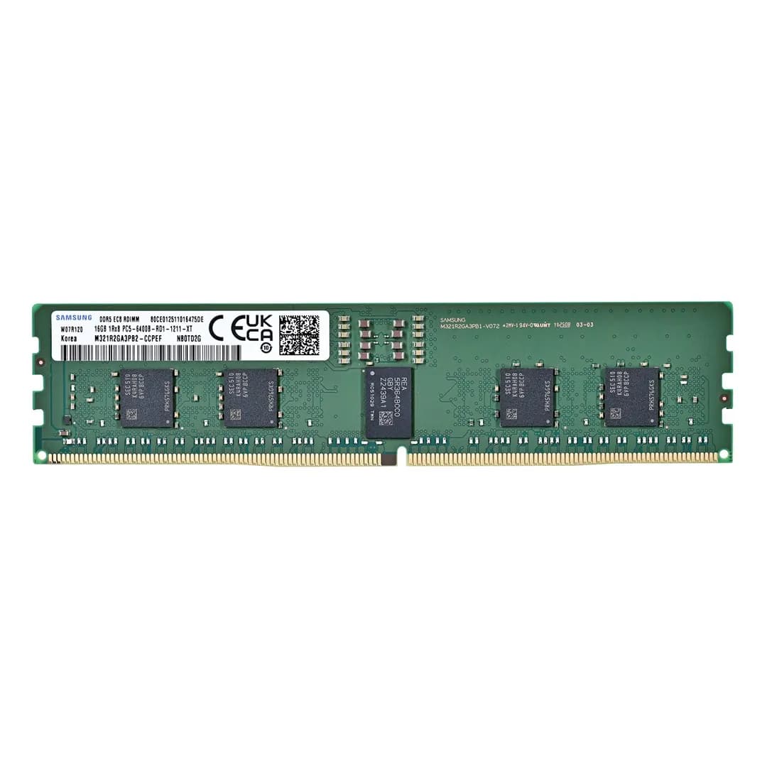 Samsung RDIMM DDR5 16GB 1Rx8 6400MHz PC5-51200 ECC REGISTERED M321R2GA3PB2-CCP, zdjęcie 1 z 2