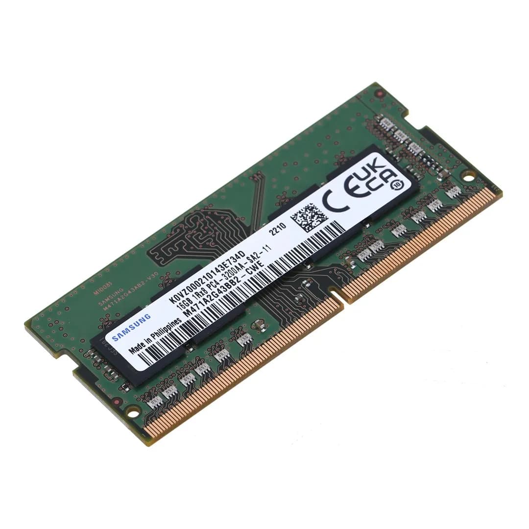 Samsung SO-DIMM 16GB DDR4 1Rx8 3200MHz PC4-25600 M471A2G43BB2-CWE, zdjęcie 1 z 2