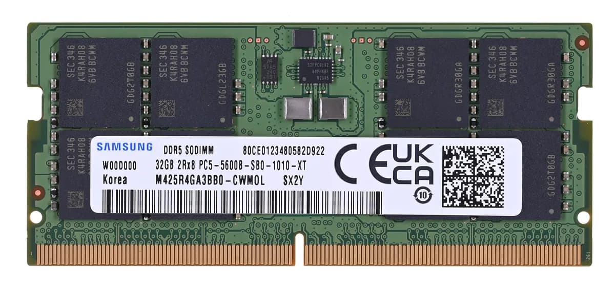 Samsung SO-DIMM 32GB DDR5 2Rx8 5600MHz PC5-44800 M425R4GA3BB0-CWM, zdjęcie 1 z 4