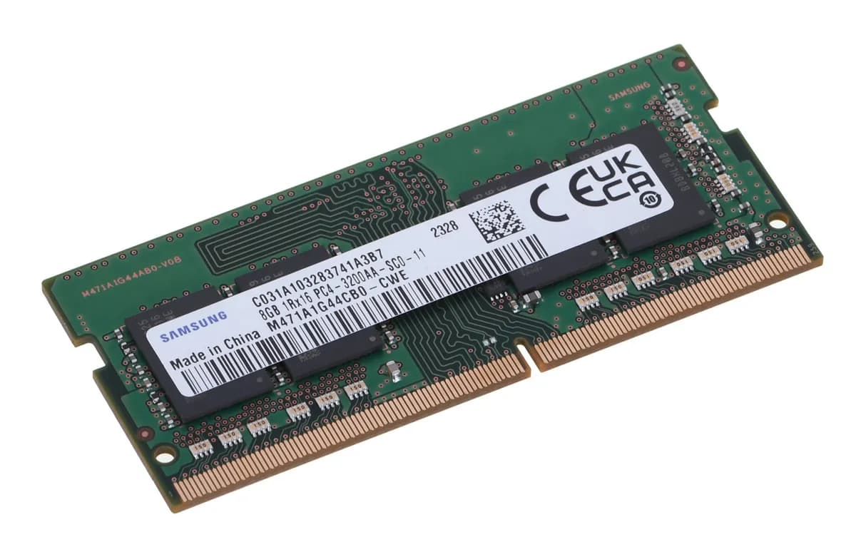 Samsung SO-DIMM 8GB DDR4 1Rx16 3200MHz PC4-25600 M471A1G44CB0-CWE, zdjęcie 1 z 2