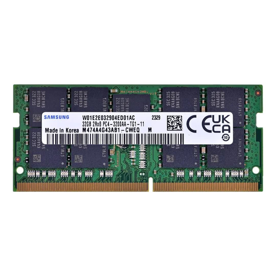 Samsung SO-DIMM ECC 32GB DDR4 2Rx8 3200MHz PC4-25600 M474A4G43AB1-CWE, zdjęcie 1 z 2