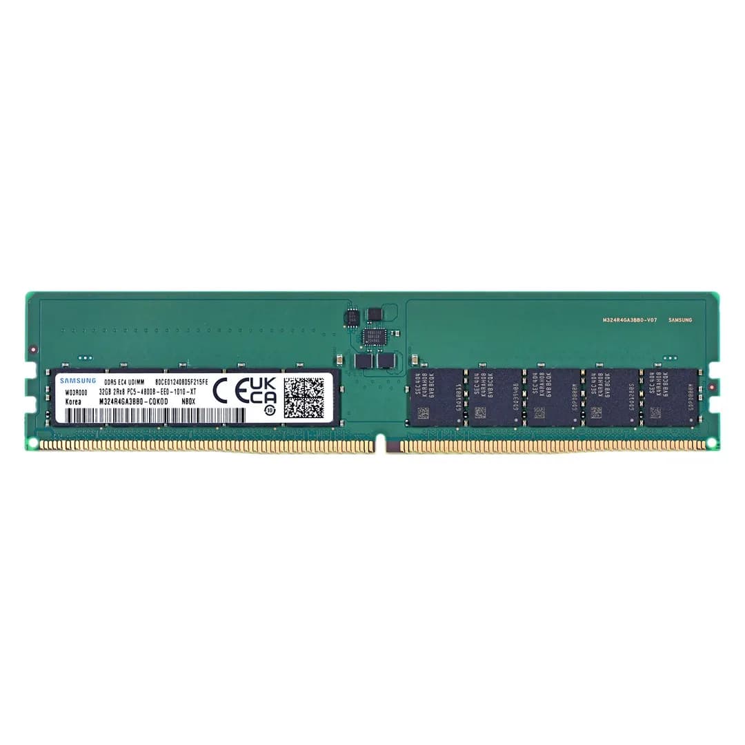 Samsung UDIMM ECC 32GB DDR5 2Rx8 4800MHz PC5-38400 M324R4GA3BB0-CQK, zdjęcie 1 z 2