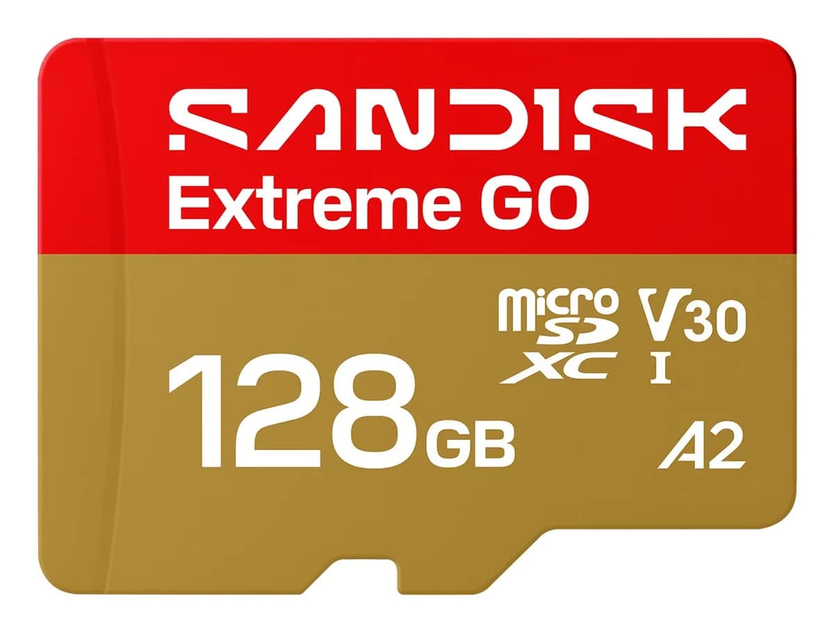 SanDisk Extreme Go microSD UHS-I 128GB MicroSD 240MB/s(R), 120MB/s(W)