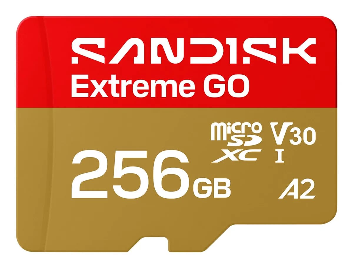 SanDisk Extreme Go microSD UHS-I 256GB MicroSD 240MB/s(R), 160MB/s(W)