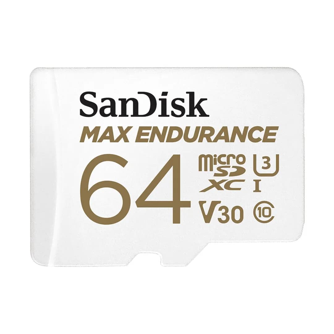 SanDisk KARTA MAX ENDURANCE microSDXC 64GB z adapterem