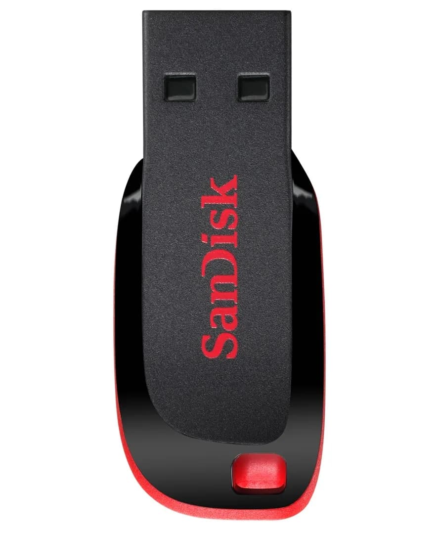 SanDisk Pendrive Cruzer Blade SDCZ50-064G-B35 (64GB; USB 2.0; kolor czarny), zdjęcie 1 z 8