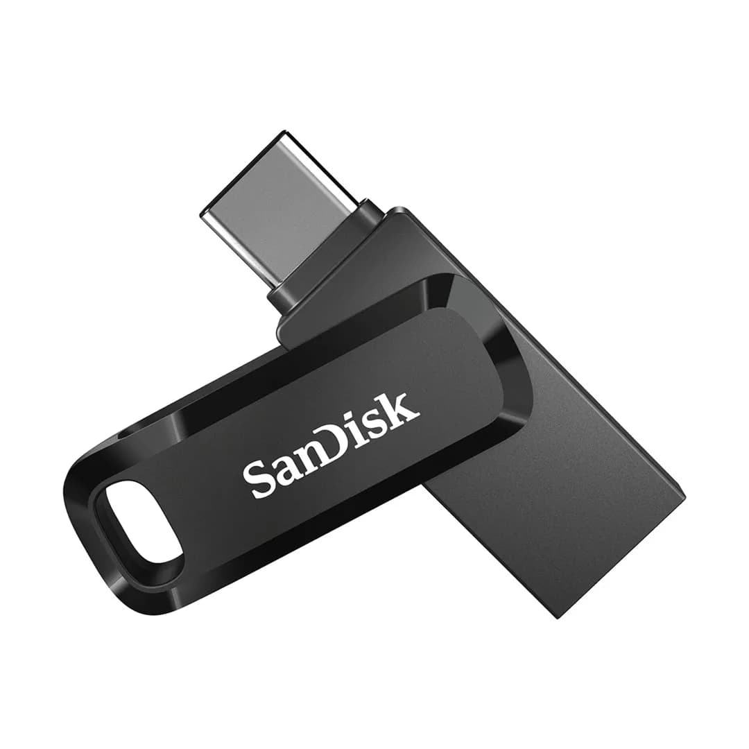 SanDisk Pendrive Ultra Dual GO SDDDC3-032G-G46 (32GB; USB 3.0, USB-C; kolor czarny), zdjęcie 1 z 10