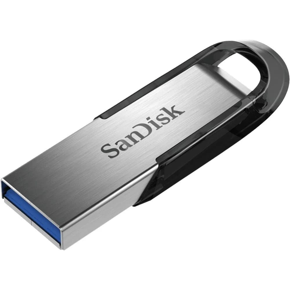SanDisk Pendrive Ultra Flair SDCZ73-064G-G46 (64GB; USB 3.0; kolor srebrny), zdjęcie 1 z 2