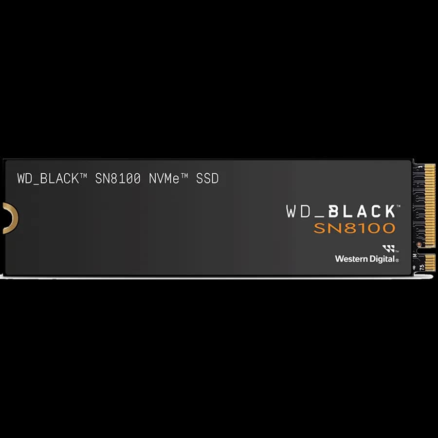 SanDisk SSD POWERED BY SANDISK Black SN8100 2TB M.2 2280 PCIe Gen5 x4 NVMe