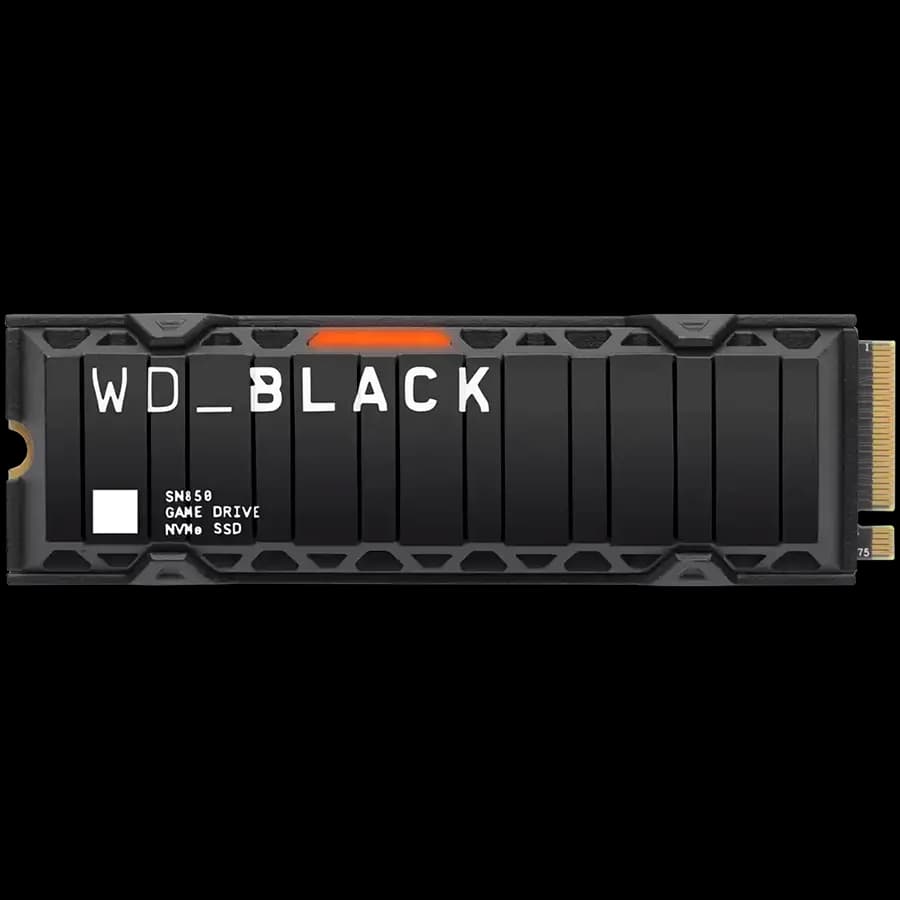 SanDisk SSD POWERED BY SANDISK Black SN8100 HeatSink 2TB M.22280 PCIe Gen5x4NVMe