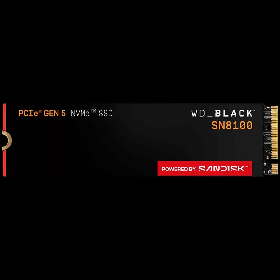 SanDisk SSD SANDISK Black SN8100 4TB M.2 2280 PCIe Gen5 x4 NVMe