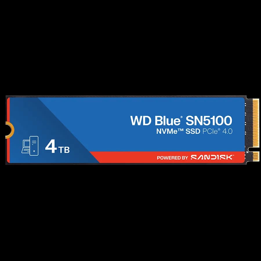 SanDisk SSD SANDISK Blue SN5100 (M.2, 4TB, PCIE GEN 4x4 NVMe)