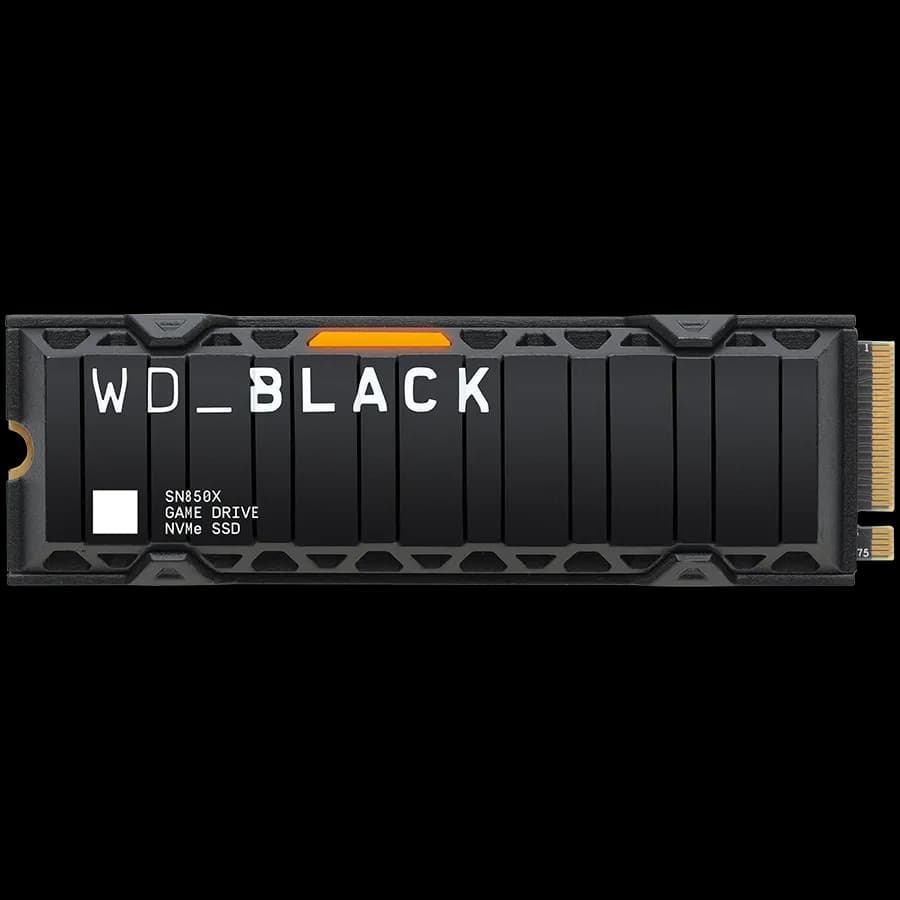 SanDisk WD SSD Black SN850X HeatSink 1TB M.2 2280 PCIe Gen4 x4 NVMe, Read/Write: 7300/6300 MBps