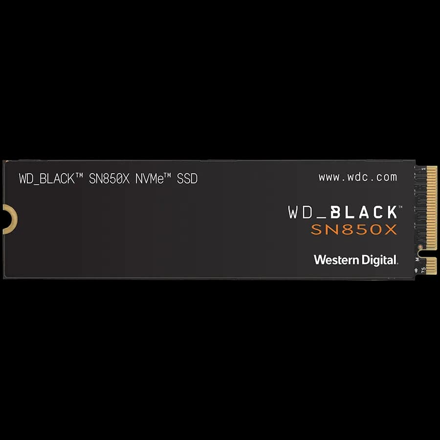 SanDisk WESTERN DIGITAL Black SN850X 1TB M.2 2280 PCIe Gen4 x4 NVMe, Read/Write: 7300/6300 MBps