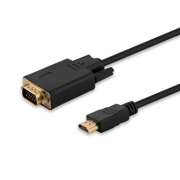 Savio Adapter CL-103 (HDMI M - D-Sub (VGA) M; 1,8m; kolor czarny)
