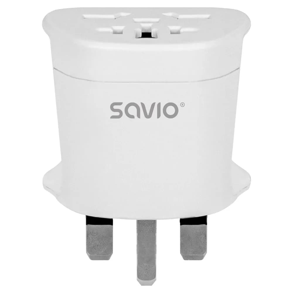 Savio ADAPTER PODRÓŻNY GNIAZDO GLOBALNE - WTYK UK AP-05, zdjęcie 1 z 5