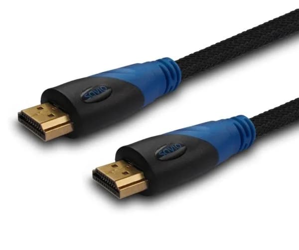 Savio Kabel cl-02 (HDMI M - HDMI M; 1,5m; kolor czarny), zdjęcie 1 z 2