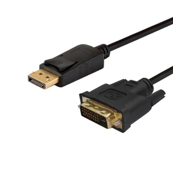Savio Kabel CL-106 (DisplayPort M - DVI-D M; 1,8m; kolor czarny)
