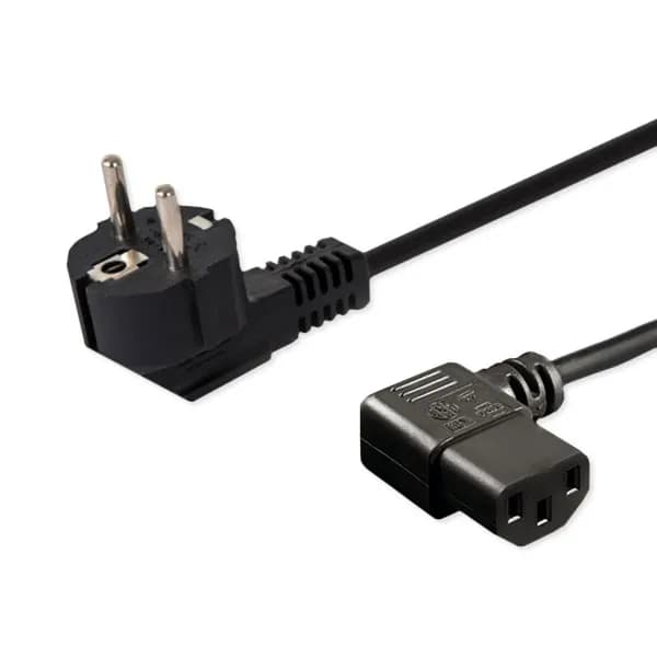 Savio Kabel CL-116 (C13, IEC C13, IEC 320 C13 M - Schuko M; 1,8m; kolor czarny)