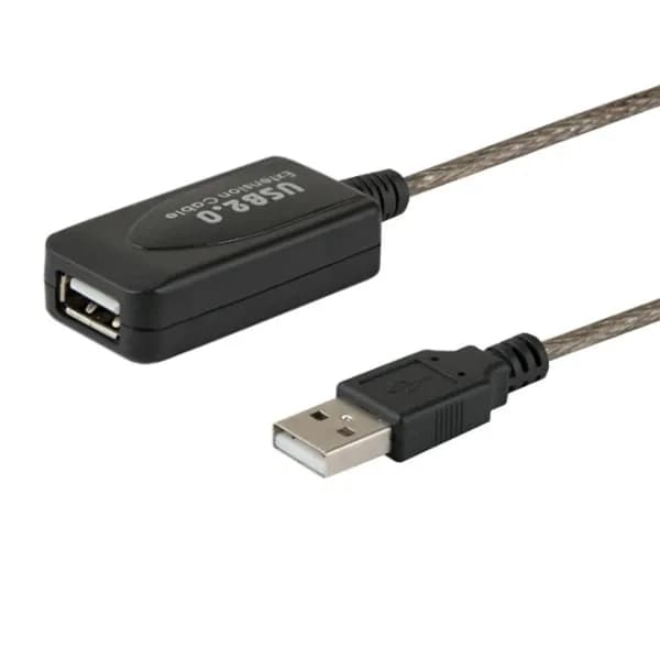 Savio Kabel cl-76 (USB 2.0 typu A M - USB 2.0 typu A F; 5m; kolor czarny)