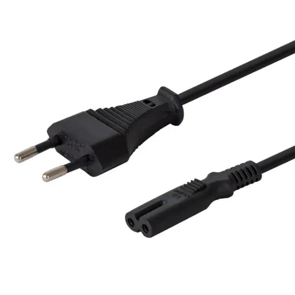 Savio Kabel CL-97 (2-Pin F - Euro M; 1,2m; kolor czarny)