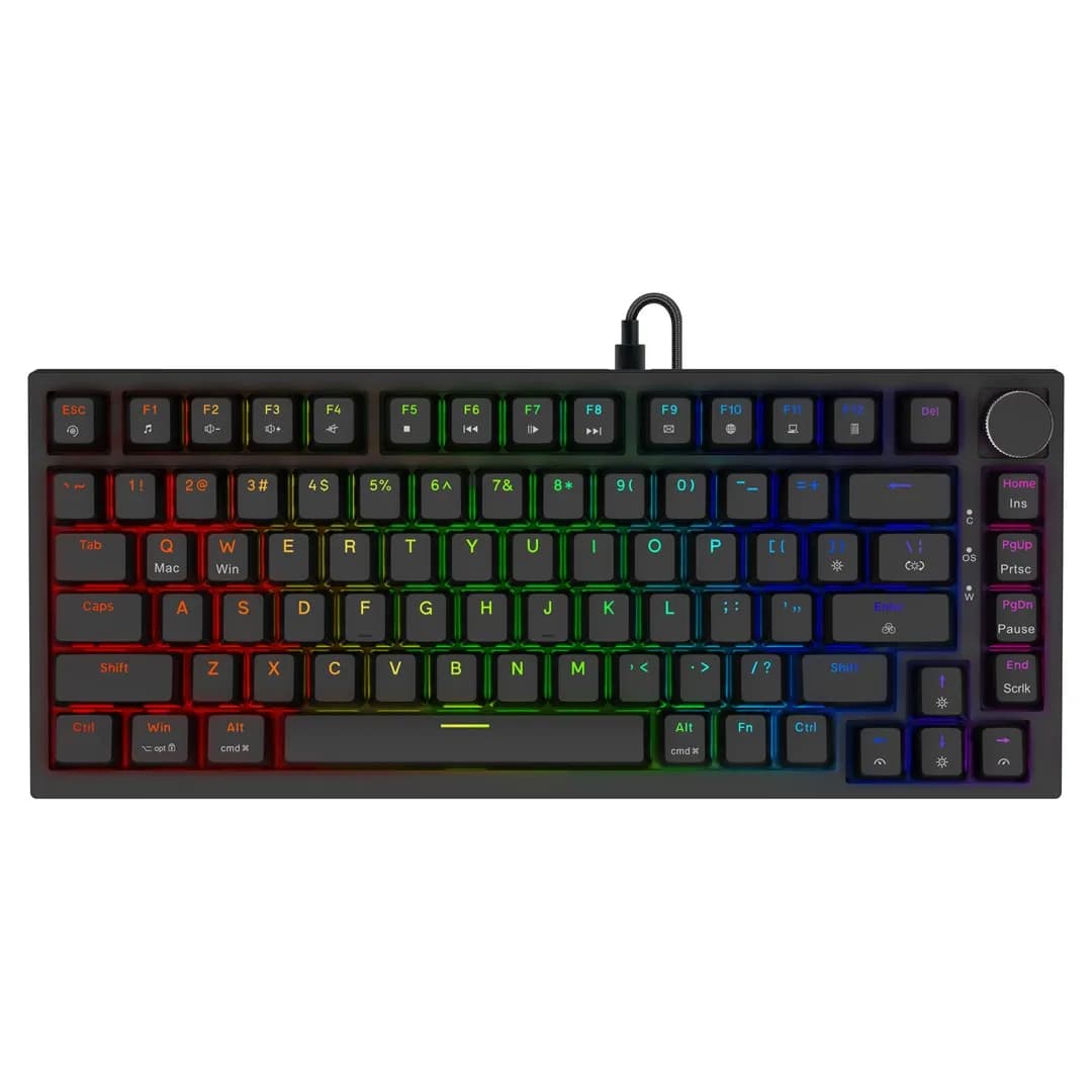 Savio KLAWIATURA MAGNETYCZNA ASTRAL BLACK OUTEMU WHITE JADE RGB, zdjęcie 1 z 7